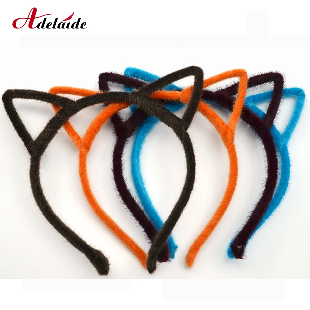 1 шт. Женская повязка на голову с кошачьими ушками аксессуары Сексуальная