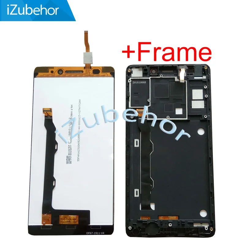 Новинка 5 черный ЖК-дисплей для Lenovo K3 Note сенсорный экран дигитайзер в сборе с