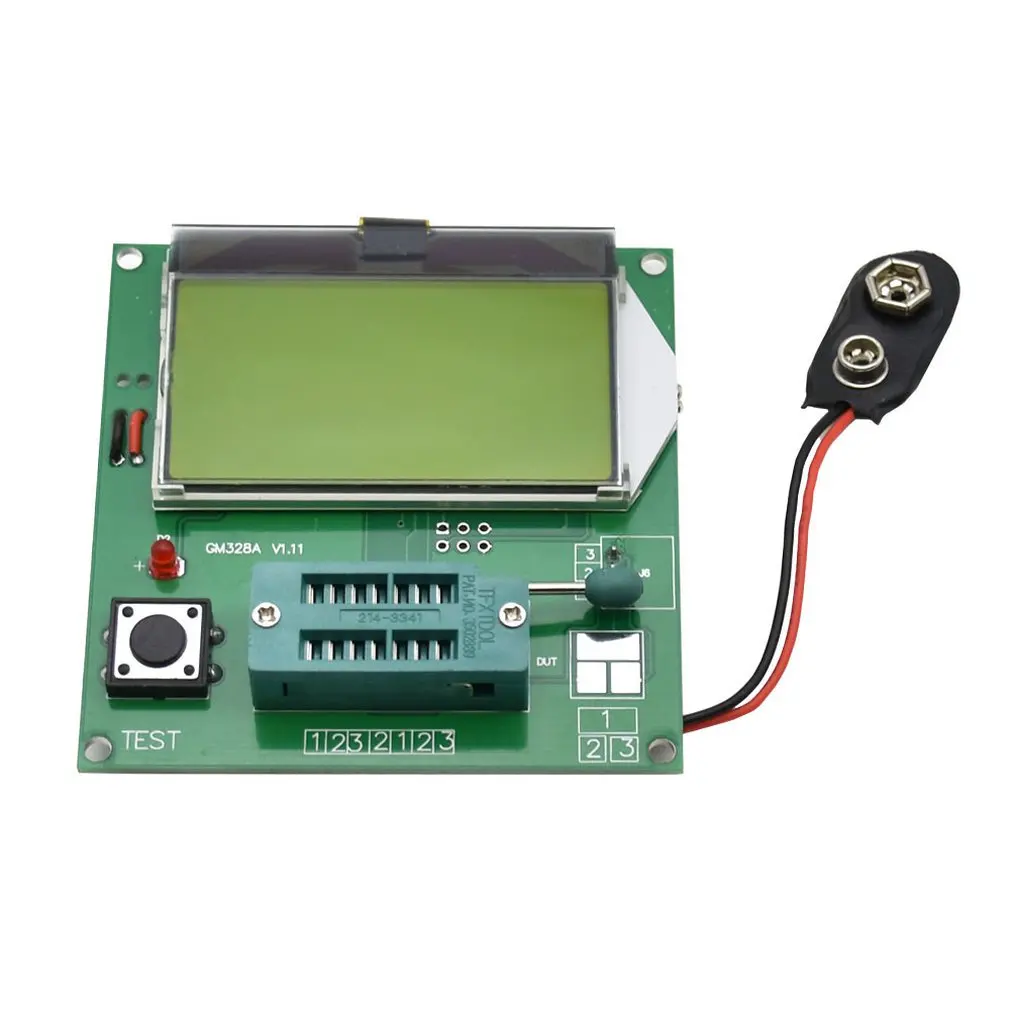 Цифровой тестер транзисторов MOSFET/JFET/PNP/NPN L/C/R 1 с ЖК дисплеем измеритель емкости