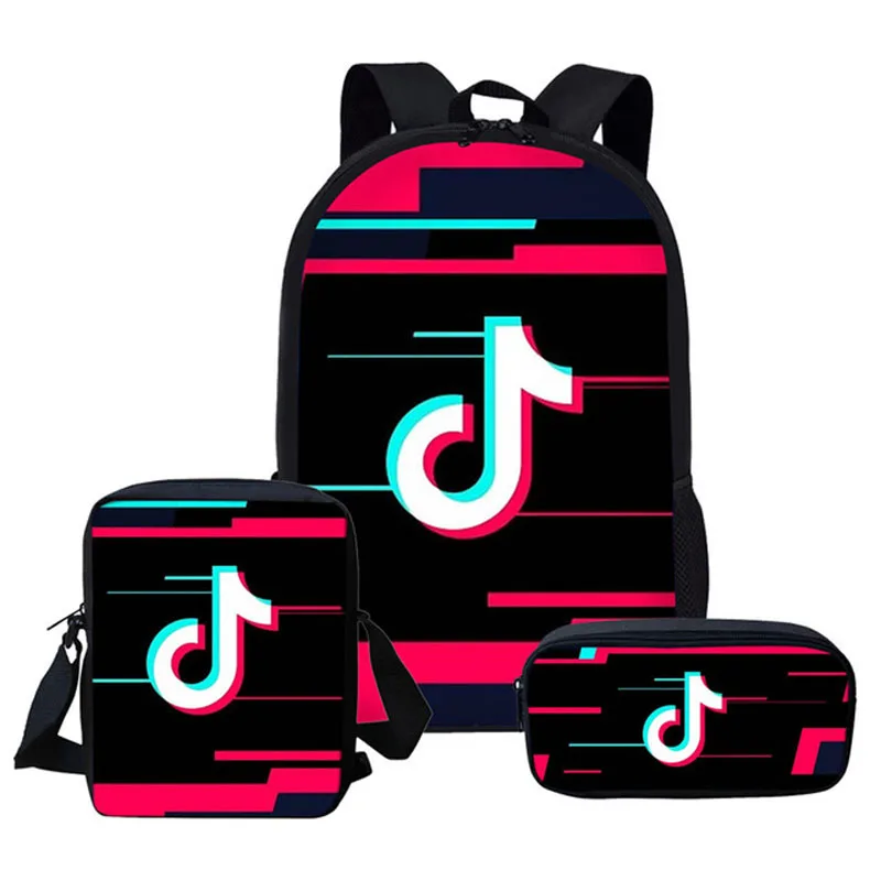 Print Popular 3D Music Note Backpack Fashion Student Schoolbags Boy Gilr Bagpack Mochila Escolar Knapsack Women Travel Bookbag2 | Багаж и