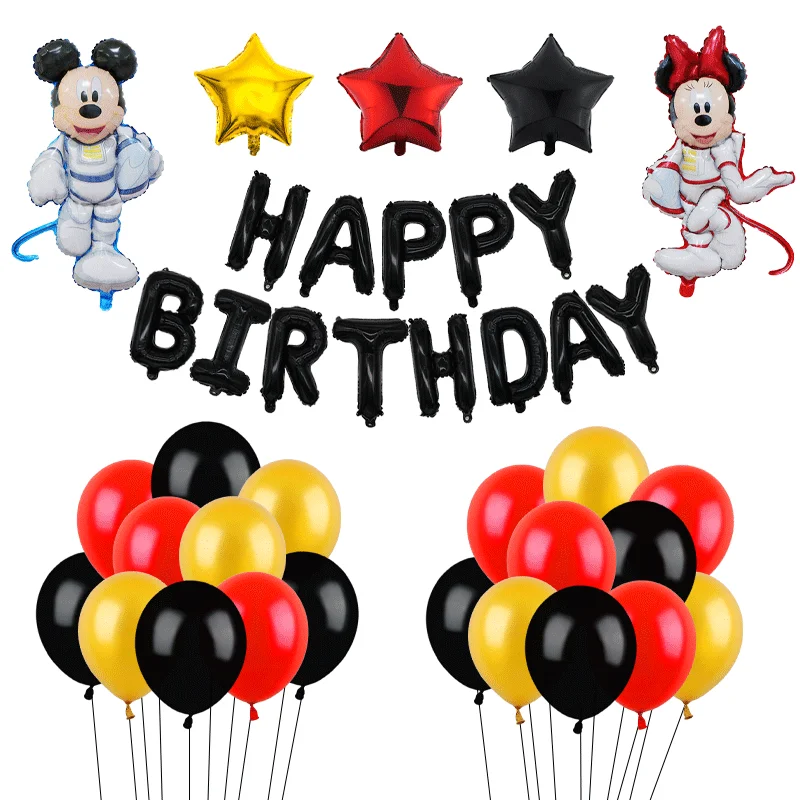 1 комплект Disney с Микки Маусом и Минни Маус Мышь вечерние шары Baby Shower День рождения