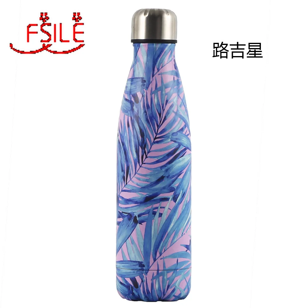 

500ML Creative Stainless Steel Portable Hand-held Vacuum Flask Outdoor Mountaineering Cycling Sports Water Bottle Coke Bottle