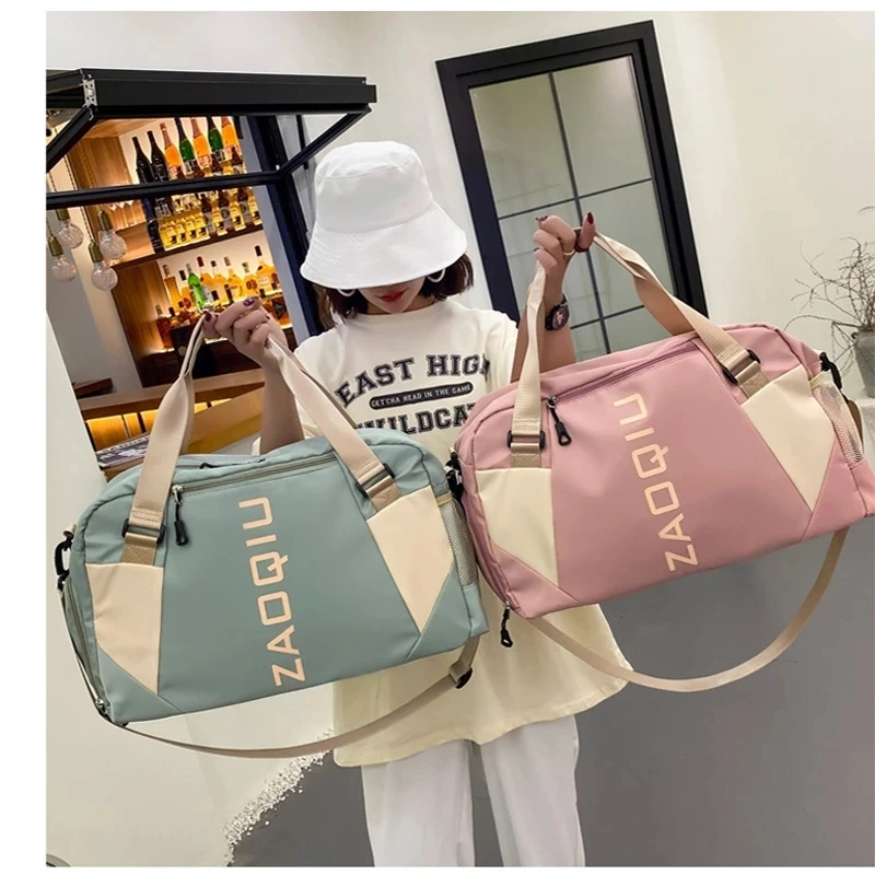 Спортивная сумка для мужчин и женщин с карманом обуви занятий йогой сухого