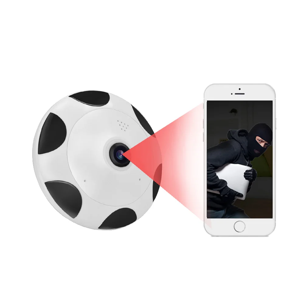 WakeView 360 панорамная камера с полным обзором двухстороннее аудио WIFI IR 1.3MP/2MP/3MP рыбий