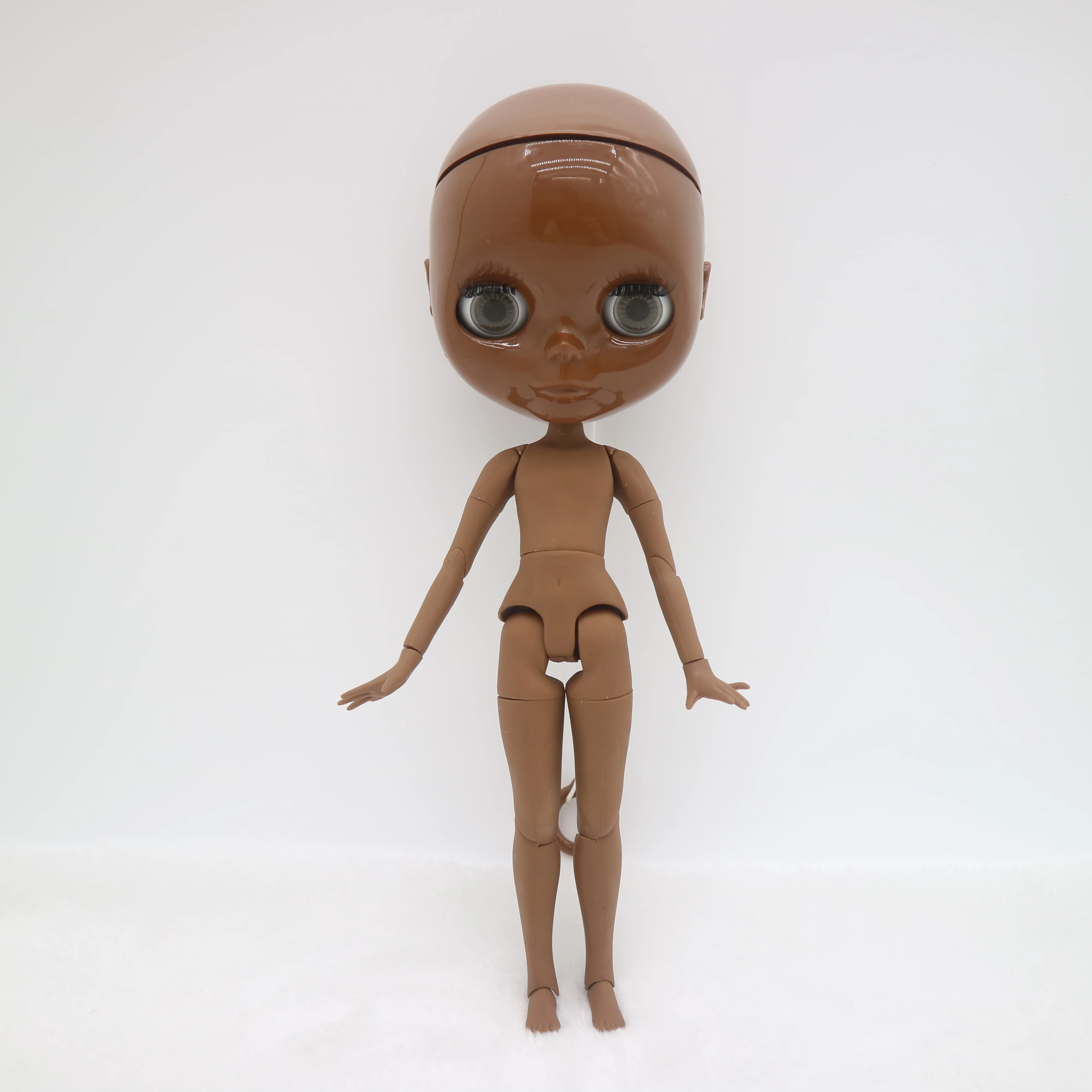 Кукла блайз шарнирная Обнаженная без волос макияжа | Игрушки и хобби