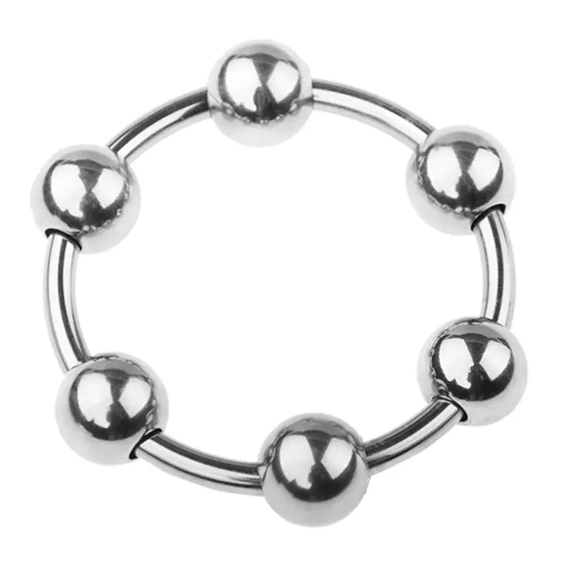 Секс игрушка для взрослых из нержавеющей стали фаллоимитатор кольцо стимулятор