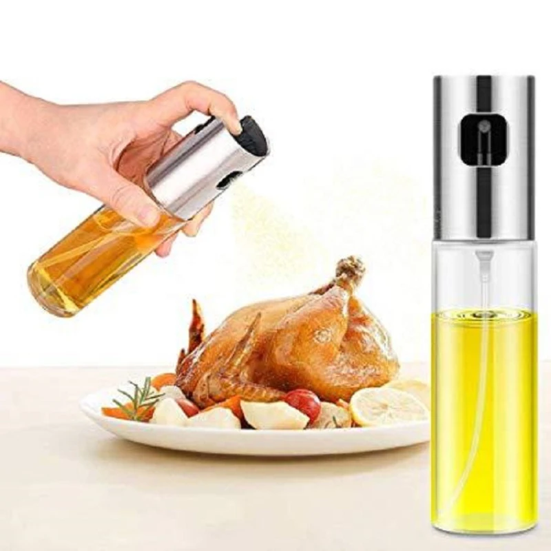 

Olive Oil Spray BBQ Cooking Kitchen Baking Olive Oil Sprayer Oil Spray Empty Bottle Vinegar Bottle Oil Dispenser Salad Tool