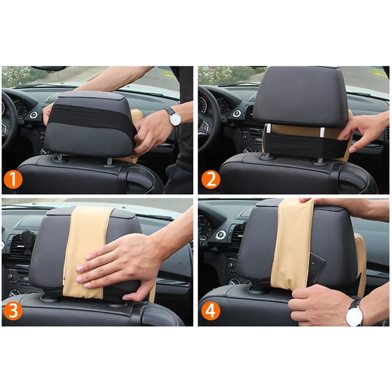 

Car Seat 3d Memory Foam Headrest Neck Rest Cushion Soft Breathable Seat Headrest Pad Headrest Accessories Accesorios Coche