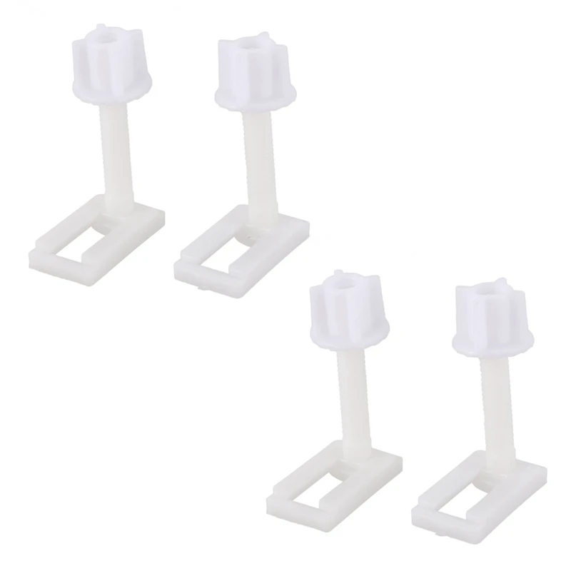 

4 шт. самодельные пластиковые Шурупы для сидений унитаза, фиксаторы для сидений унитаза, шарниры, инструменты для ремонта, тип и размер: 5 4,4x2,4...