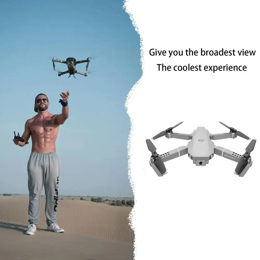 xkj 2020 e68pro мини дрон 4k 1080p широкоугольн