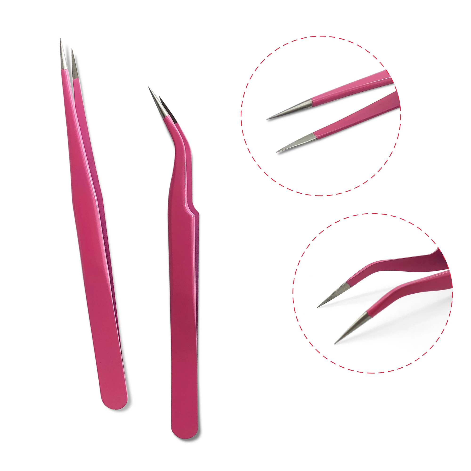 1 шт. щипцы для наращивания ресниц из нержавеющей стали |