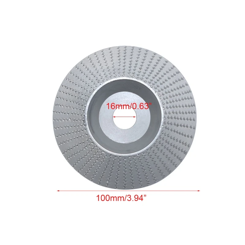 

2pcs Wood Angle Grinding Wheel Woodworking Carving Tool 16mm Abrasive Rotary Disc for Angle Grinder