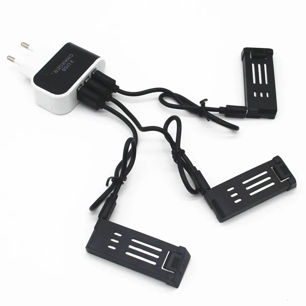 3,7 В 800 мАч Lipo аккумулятор для JY019 E58 S168 RC Drone Quadcopter, запасные части, аккумуляторная батарея 3,7 В зарядное устройство