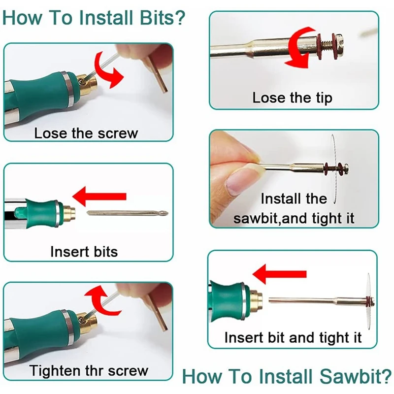 Гравировальный аппарат беспроводной Электрический мини-гравер вращающийся