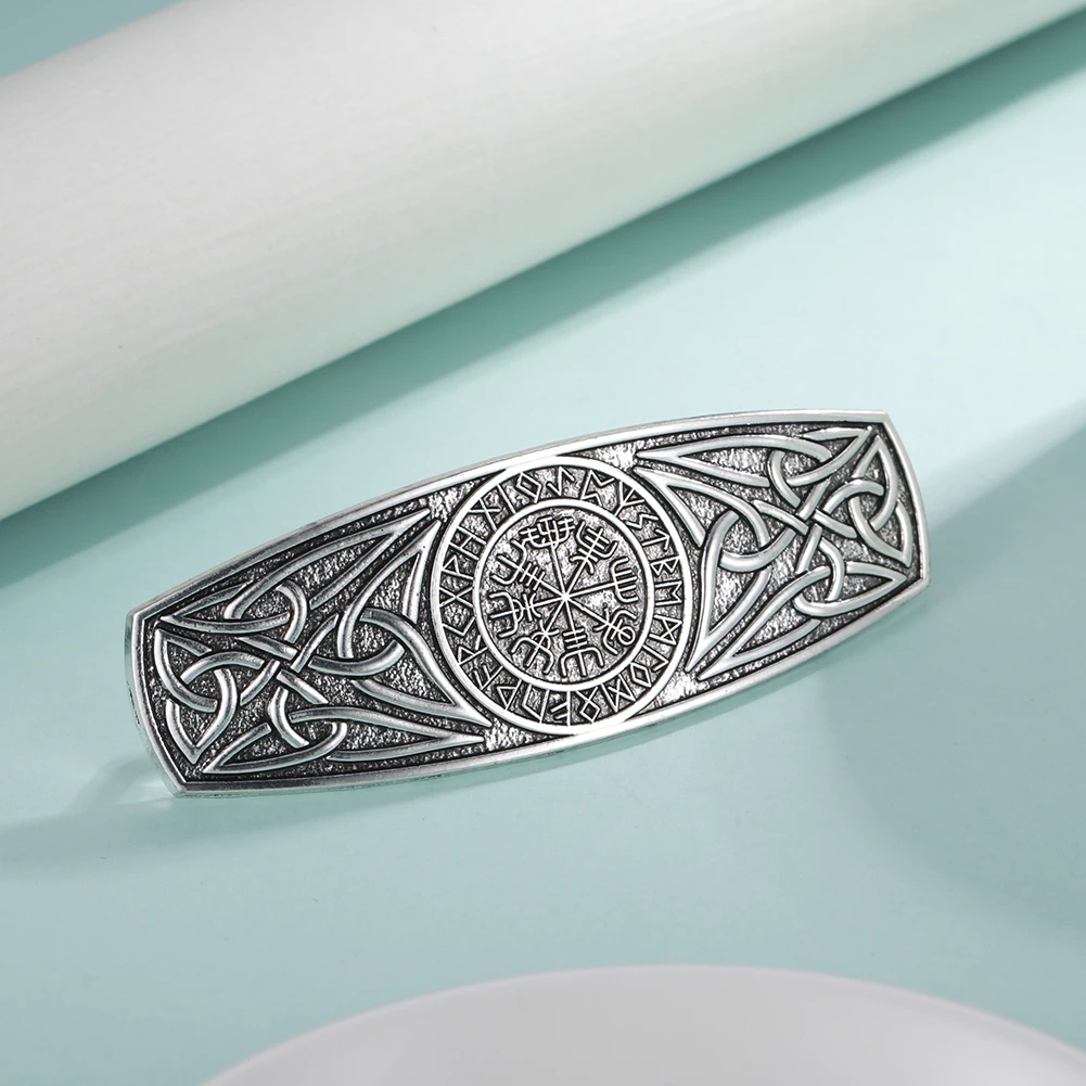 

Skyrim Viking Compass Hairpins Vintage Amulet Celtics Knot Nordic Runes Tree of Life Barrette Hair Clip Accessories for Women