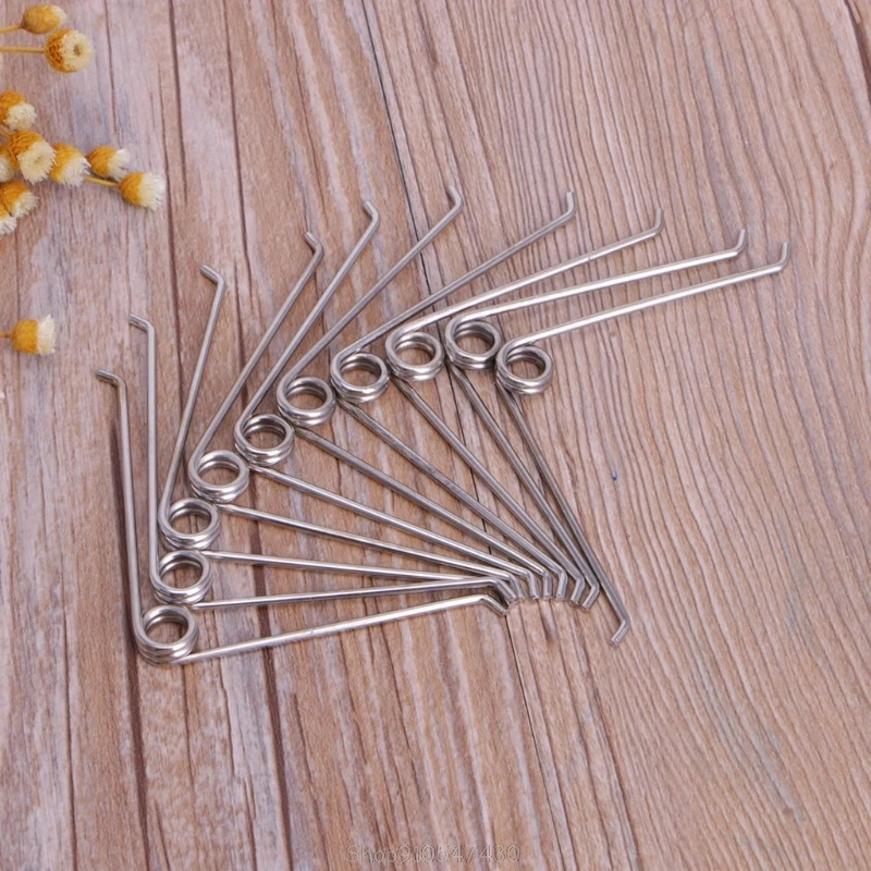 

10Pcs V Shape Steel Compression Spring Gardening Scissors Accessories Tool N14 20 Dropship