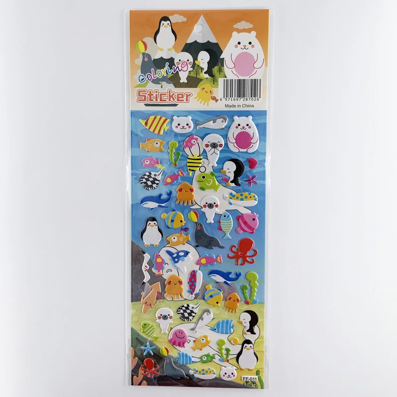 4 листа морской рыбы Китовая акула Скрапбукинг чемодан для ноутбука пузырчатые