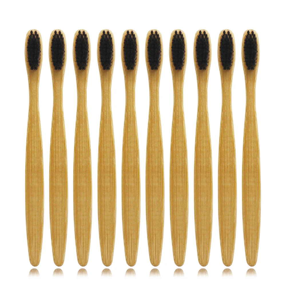 10 шт./лот DR. Идеальная мягкая щетина для взрослых Экологичная бамбуковая зубная
