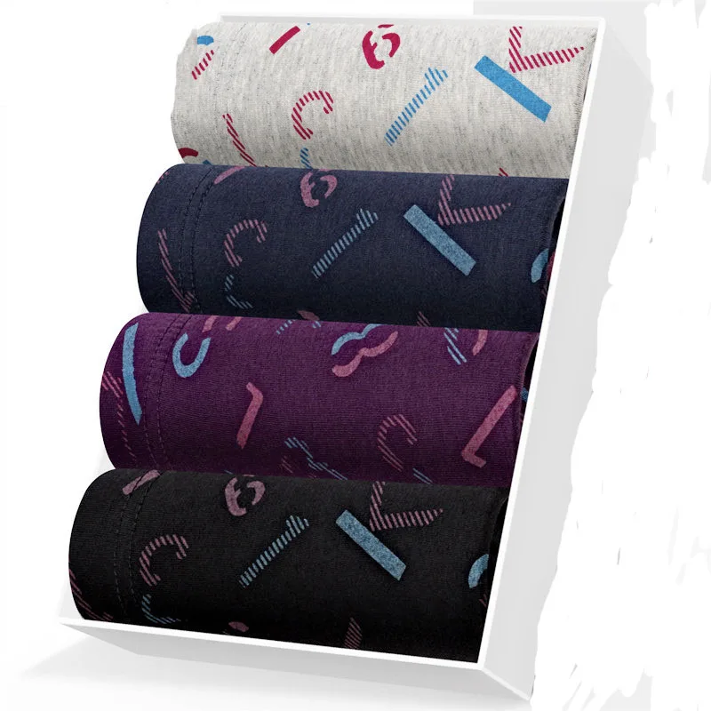 4pcs / Mens Underwear Shorts Boxer Shorts Mens Sexy Underwear High Quaity Men's Underwear Pure Cotton Breathabe Boxer Shorts