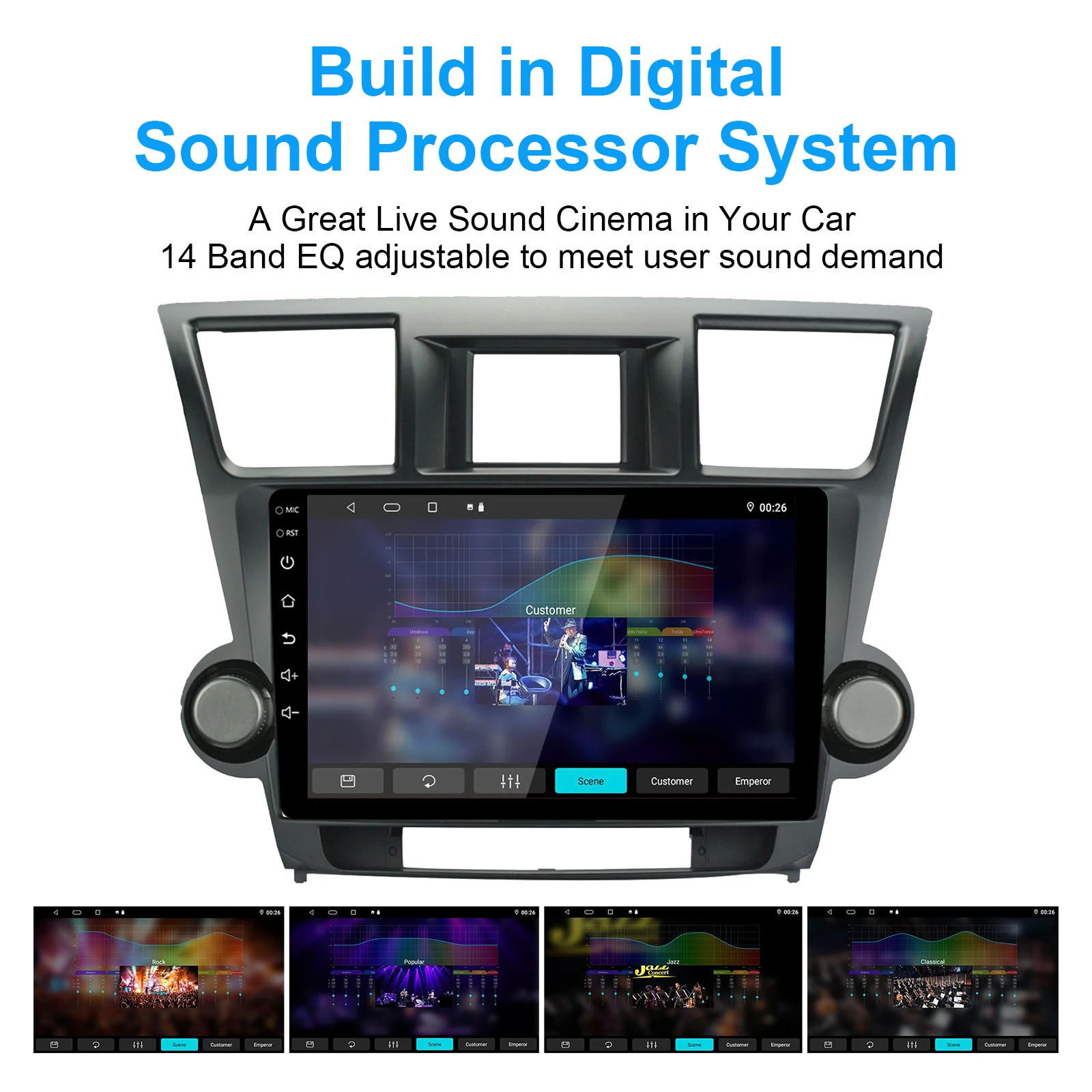 Автомобильный радиоприемник DSP 2 ГБ + 32 Android 10 0 мультимедийный RDS GPS Navi Mirror Link IPS