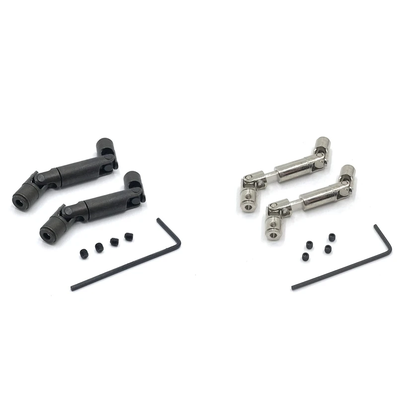 

Модернизированный металлический приводной вал для WPL 1/10 D12 1/16 C14 C24 C34 B14 B24 B16 B36, 2 шт., детали для радиоуправляемых автомобилей, аксессуары