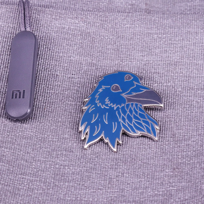 Вороны булавки NMNF красная роза вино Панси луна звезды ворона булавка Эдгар Аллан