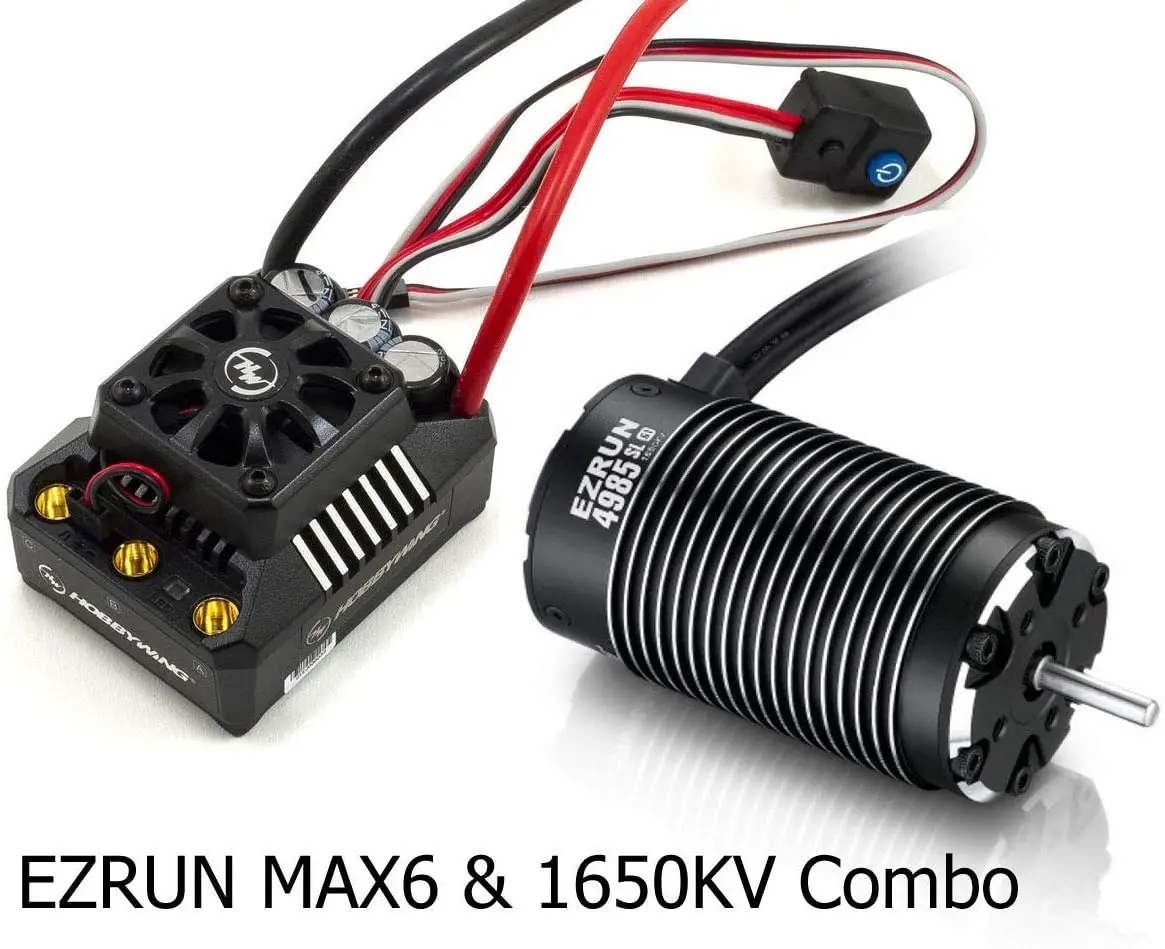 

Hobbywing EzRun MAX6 V3 160A Brushless ESC & EzRun 4985 1650KV Motor Combo Set