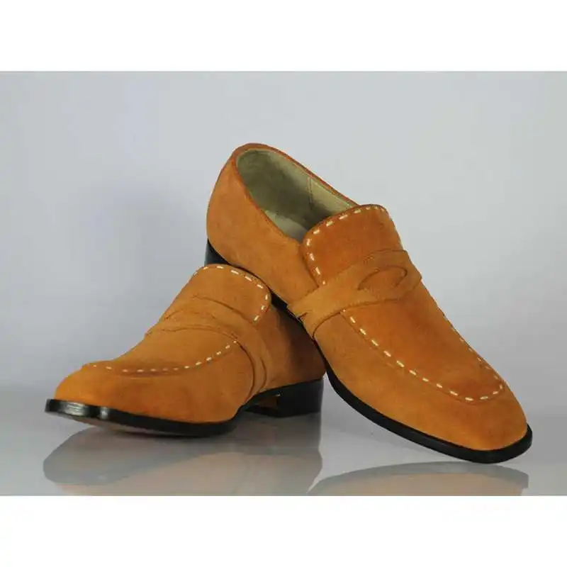 

Туфли мужские классические, замша, кожа, низкий каблук, классические, стиль кэжуал, KN042