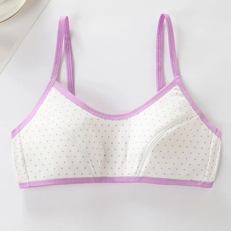 Женский бюстгальтер из дышащего хлопка для подростков | Детская одежда и обувь