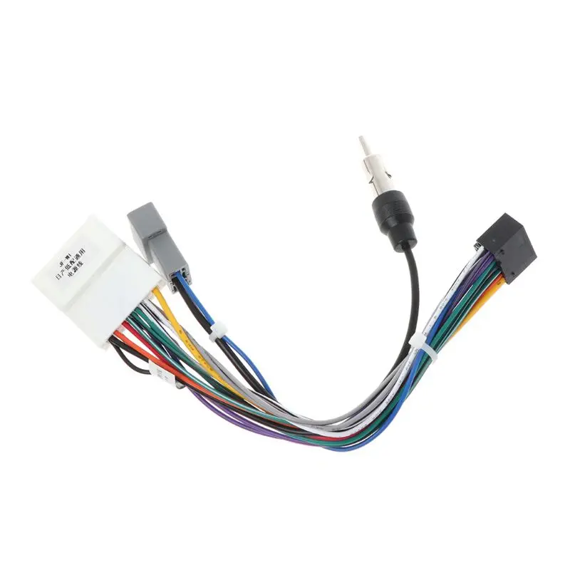 

Unit Wiring Harness Adapter 16pin Car Stereo Radio Power Connector 2049 E7CA