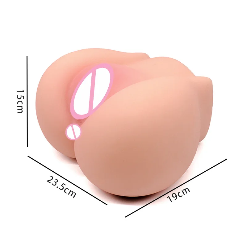 Sex Doll Silicone Big Ass 3D Artificial Vagina Double Channels Toys for Men Male Masturbator Cup Masturbate Man | Красота и здоровье