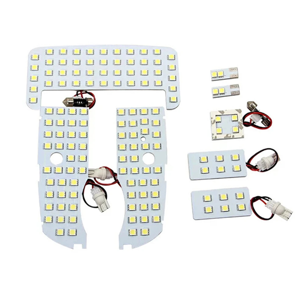 

Ночные внутренние лампы для Toyota Prius 30 XW30 ZVW30 V α 2010 ~ 2015, Купольные светильники на крышу, светодиодные лампы 4x4 для чтения в багажнике, белые лампы Canbus