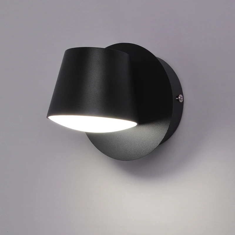 

Bedroom Wall Lamp With Touch Switch 360 Rotation Bedside Night Lights Eye Protection Reading Adjustable Modern Minimalist Sconce