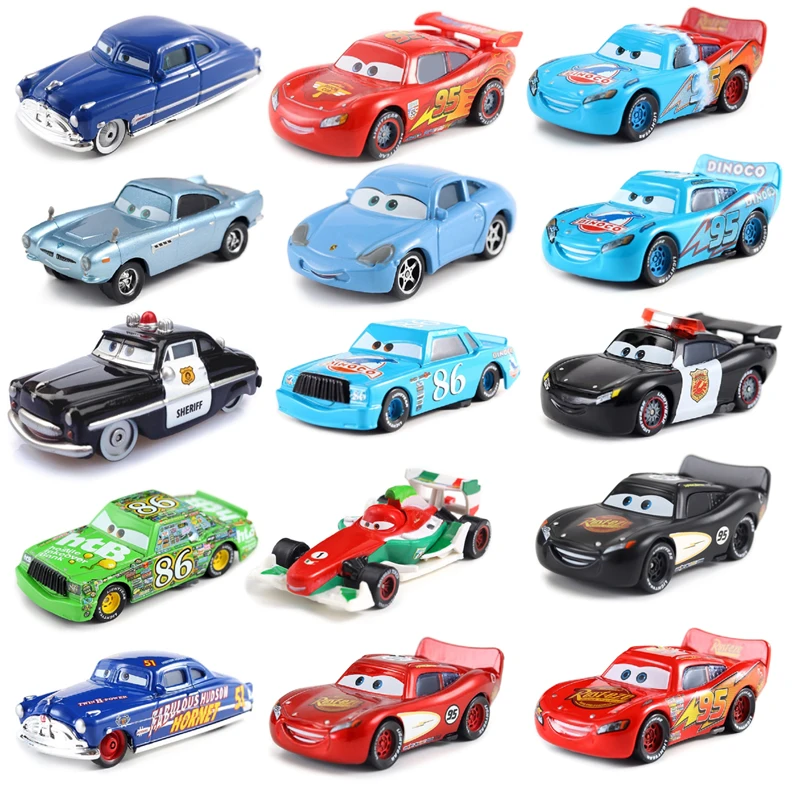 Disney Pixar Cars 3 Car 2 Toy Lightning McQueen Jackson Storm Mack Uncle Truck 1:55 литья под давлением модель