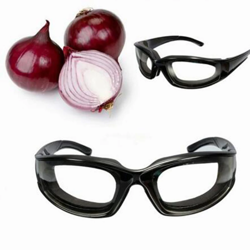 Режущие луковые очки защитные с черным луком без косточек для резки измельчения