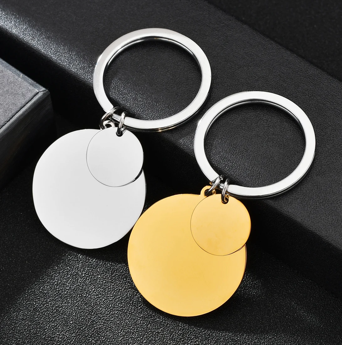 

Muti-Pendant Pet Car Personalized Customized Key Chain Key Holder Engraved Stainless steel Logo Name For Key Chains Key Ring