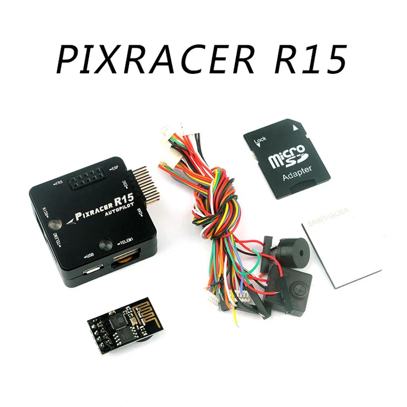 

PIXRACER R15 Autopilot Xracer PX4 Flight Controller Mini Version Pixhawk with Metal Case for RC MultiRotor RC FPV Racing Drone