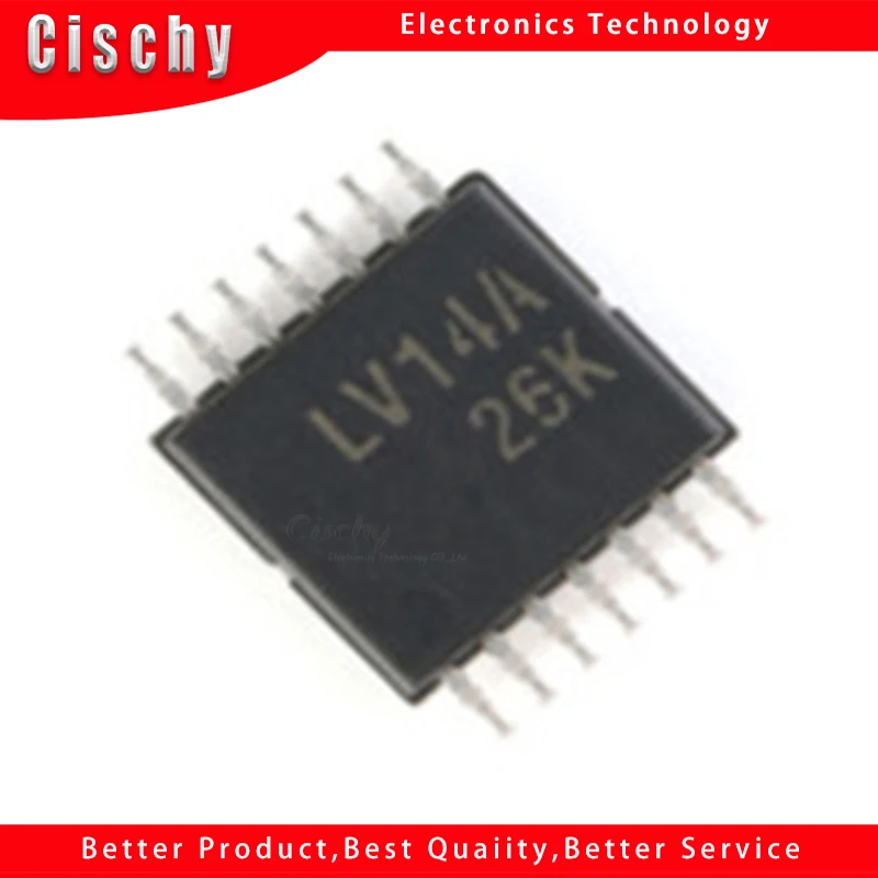10 шт./лот SN74LV14APWR TSSOP14 IC с шестигранной головкой SCHMITT-TRIG INV 14-TSSOP LV14A