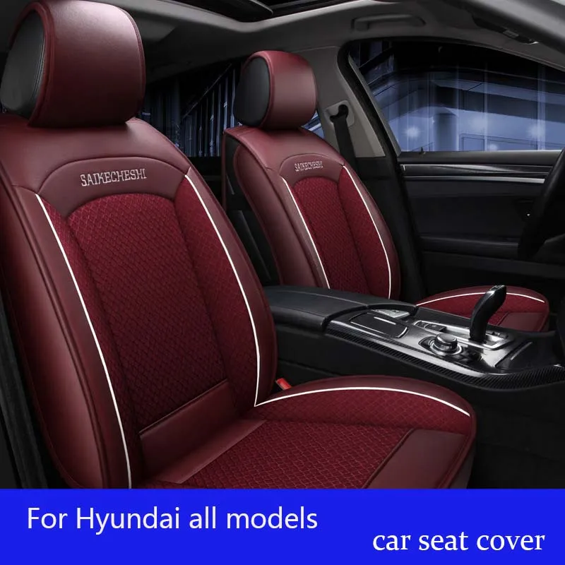 Автомобильные чехлы на сиденья для hyundai santa fe getz tucson ix25 ix35 creta elantra kona i30