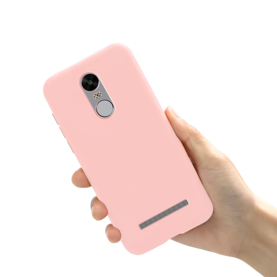 Light Pink Для Xiaomi Redmi Note 3 Pro задняя крышка сплошной цвет мягкий силиконовый чехол для Xiaomi Redmi Note 3 150 мм чехол TPU чехол для телефона s - Цвет: Light Pink