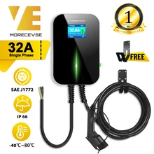 32A 1 фазное EVSE Wallbox EV зарядное устройство для электромобиля