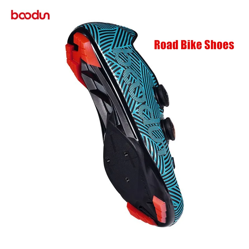 Мужская обувь для велоспорта BOODUN дышащая горного велосипеда с нейлоновой