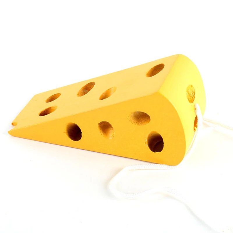 

Big Size Wooden Threading Toy Fruit Apple Watermelon Cheese Kids Games Educational Montessori Toys For 2 3 4 5 6 Year Olds