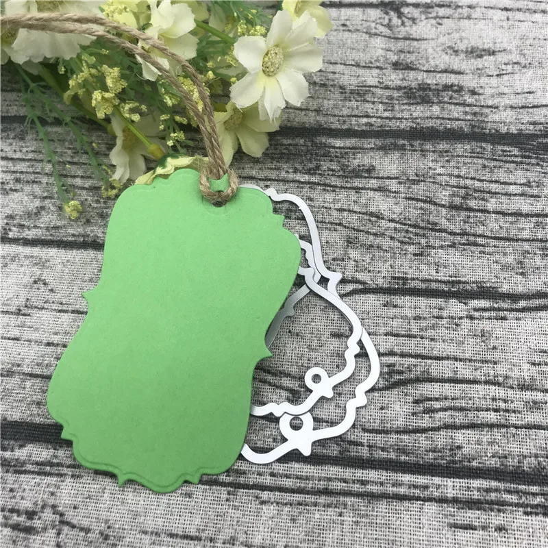 Подвесная бирка бумажные металлические штампы трафареты для сделай сам