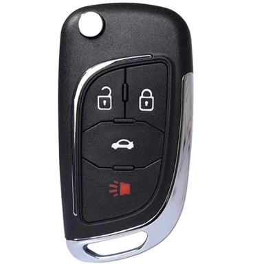 4 Кнопки OkeyTech для Vauxhall, Opel Insignia Astra модифицированный Флип складной чехол для дистанционного ключа чехол для Chevrolet LOVA/Aveo/Cruze для Buick - Количество кнопок: 4 Кнопки