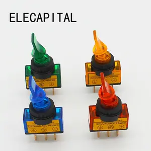 4 шт., автомобильный переключатель индикатора DC12 в 20 А