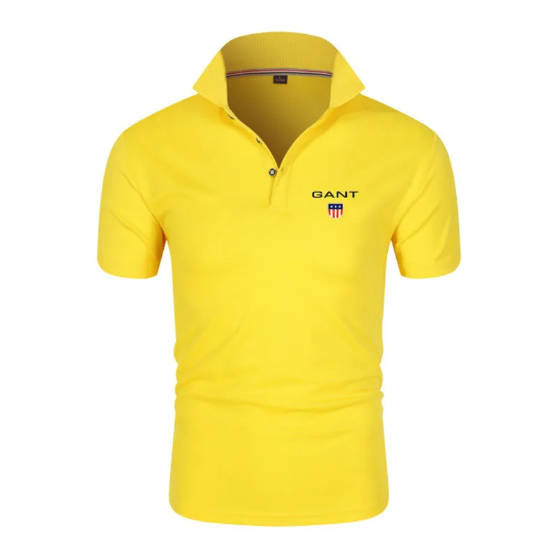 

Summer Men's Flag Polo Shirt 2021 Fashion Business Short Sleeve Casual Men's Women's Streetwear Top