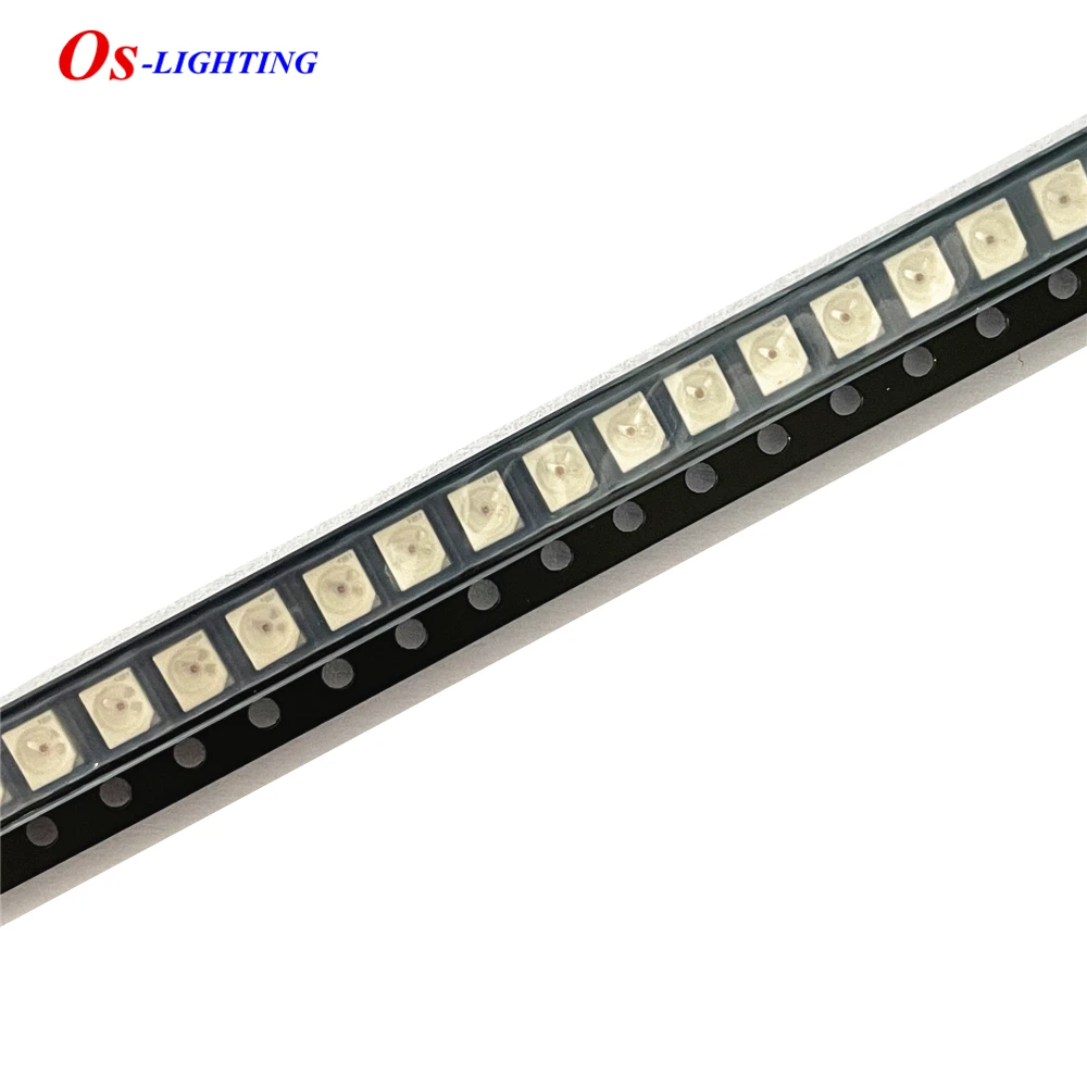 

50PCS LO E6SF 3528 ORANGE LED PLCC-4 2950mcd 2.15V 50mA 606nm Common Cathode super bright original LO E6SF-ABCB-24-1-Z