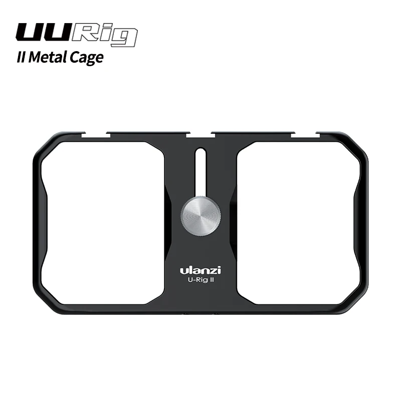 Металлическая клетка UURig II для Android Iphone Ручной Стабилизатор видеосъемки холодное