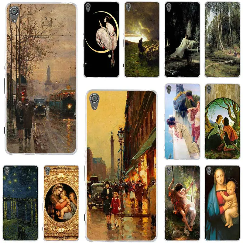Ван Гог звезды Rhone ночное ясный сотовый Чехол для телефона чехол Sony Xperia M5 E3 E5 M2 M4 T3